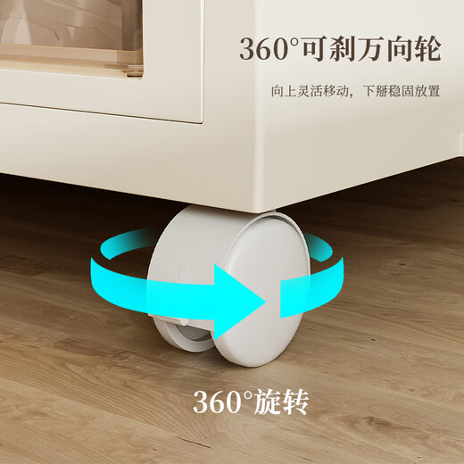 Quanshi installation-free foldable shoe cabinet shoe storage box transparent AJ shoe box home entrance porch shoe rack storage rack 50 sides wide 3 layers 6 compartments removable partitions