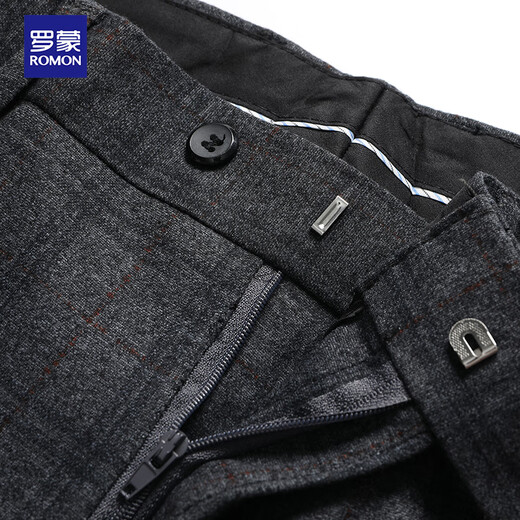 Romon suit men's four seasons slim professional formal wear men's elastic suit suit business wedding dress men's clothing