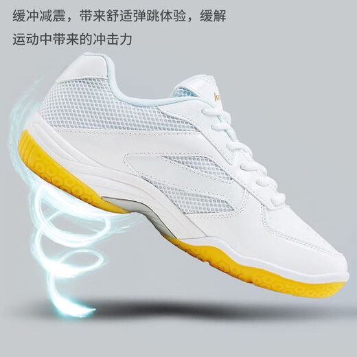 Kawasaki Kawasaki authentic new professional badminton shoes for men and women shock-absorbing and anti-slip breathable training sneakers K-086 086 white 39