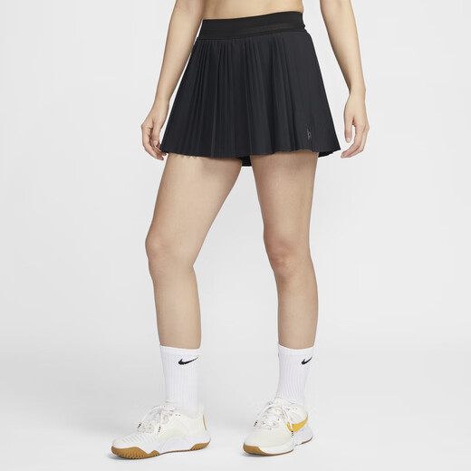 Nike (Nike) Schnelle Trocknerinnen zheng qinwen gleicher plisderner Rock Herbst gewebt mit atmungsaktivem Falten -Tennisrock Spleißen FZ6513 687 Fitness rot/Fitness rot l