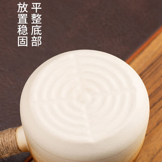 Yushangzhenpin stove-cooking teapot teacup set canned tea teapot roasted milk tea tea water separation ceramic teapot 1 pot 6 cups with lid