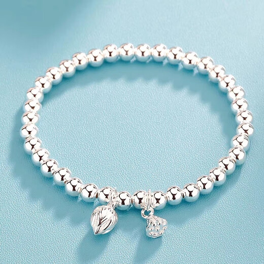 Miaojufu quality bracelet Two Worlds Happy Lotus Bracelet Silver Bracelet Valentine's Day gift for girlfriend Two Worlds Happy Bracelet (universal style) Inner diameter 58 mm (recommended 95-110 Jin Jin is equal to 0.5 kg)