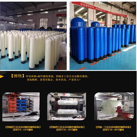 FRP-Filter Can Quarzsandfilter Can Harzfilter Can Activated Carbon Filter Can Multi-Media-Filter Can 844 Modell: (210*1127)