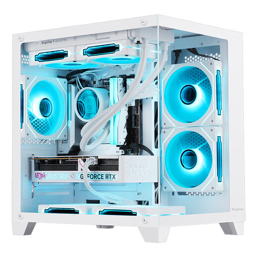 Colorful 12-term interest-free RTX5070 5060 Ti host 12600KF desktop DIY assembly computer 14490F e-sports live game machine 12-term interest-free 14490F+RTX5060 pure white model