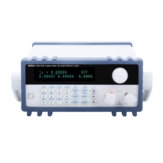 
Becky CH8710B9710BCH9720C program-controlled DC electronic load meter 150W/300W CH8710B(1 CH9720B(150W/360V/30A color screen model