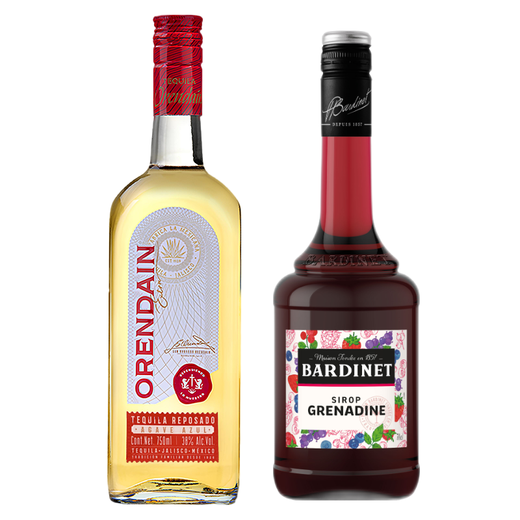 Ou Shuai [Gold Award im Wettbewerb] Mexikanische Originalflasche mit importierter ausländischer Wein Sonnenaufgang Tequila Weinbasis Weinsammlung und Geschenk Tequila Sunrise Wine Set 700 ml 2 Flaschen