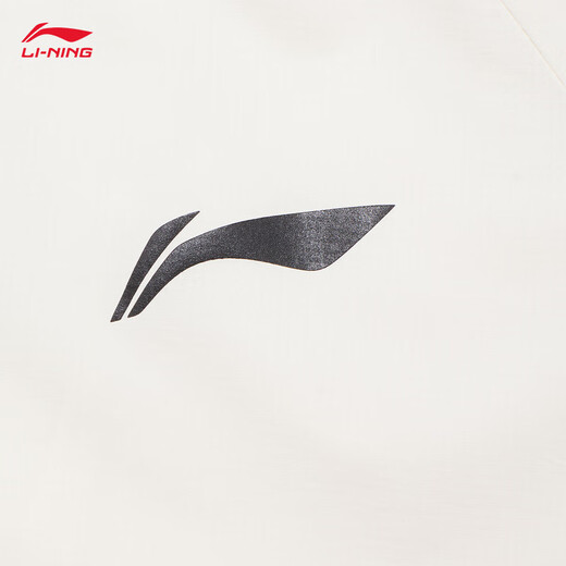 李宁防泼水运动风衣男子连帽拉链开衫外套AFDU051【TG】 银桦灰-3 S