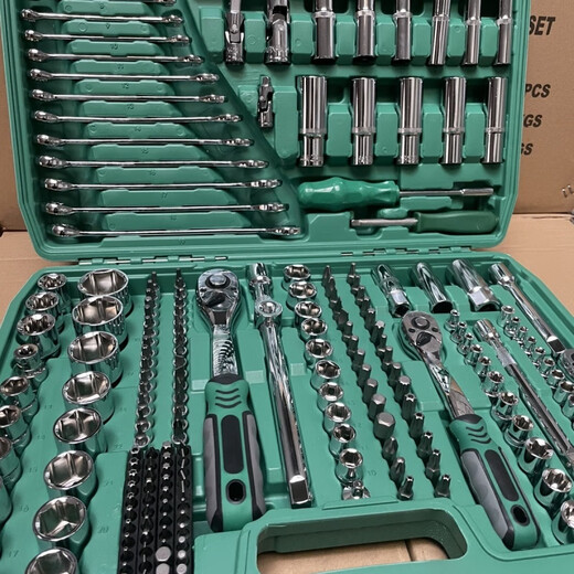 Guadi 216-piece repair set multi-functional socket wrench set combination sleeve ratchet wrench car repair hardware tools 216-piece 72-tooth auto repair model replace the broken ones with new ones