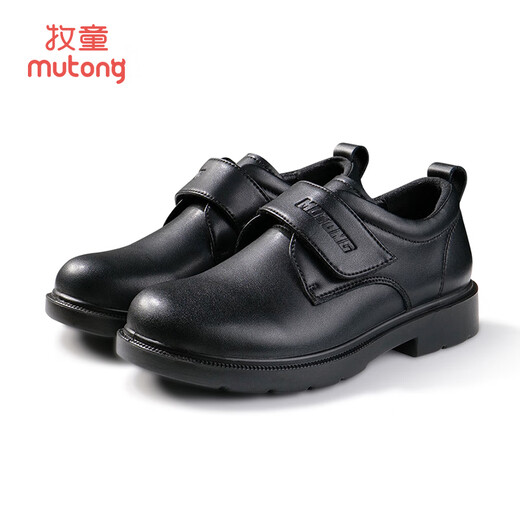 Shepherd boy black leather shoes spring and autumn boys' shoes campus performance leather shoes casual versatile little gentleman etiquette shoes gentleman black 40