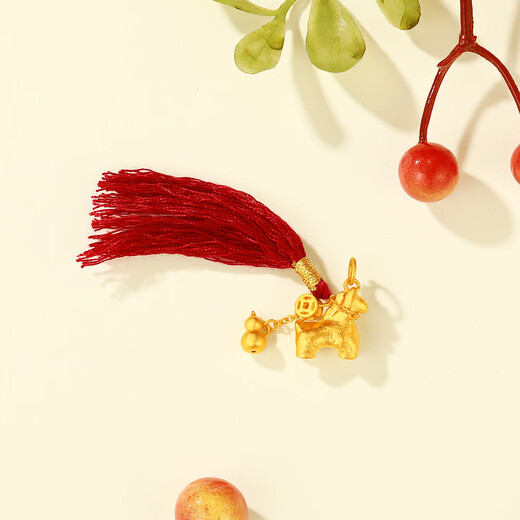 Chao Acer will make money immediately. Pure gold, ancient gold pendant, gourd coin, birthday gift price. Approximately 3.55g.