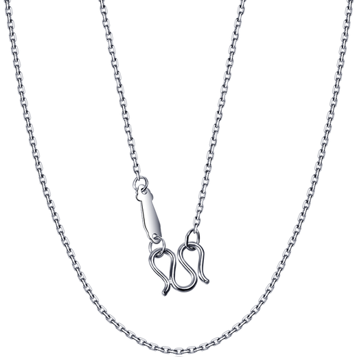 Pt.Charm new product pt950 platinum necklace platinum clavicle chain cross chain necklace women's gift authentic plain chain If not in stock, it can be customized. Take 2.5g as an example