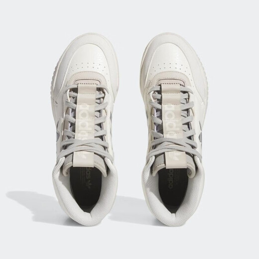 Adidas Clover Chaussures féminines Chaussures décontractées sports légers High Top Top trois rayures Fashion Street Chores de planche en cuir Chaussures de mode IF2694 38.5