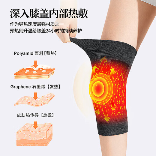 KYOLENS medical graphene knee pads for arthritis, elderly people, old cold leg heating, men and women's knee self-heating protective gear