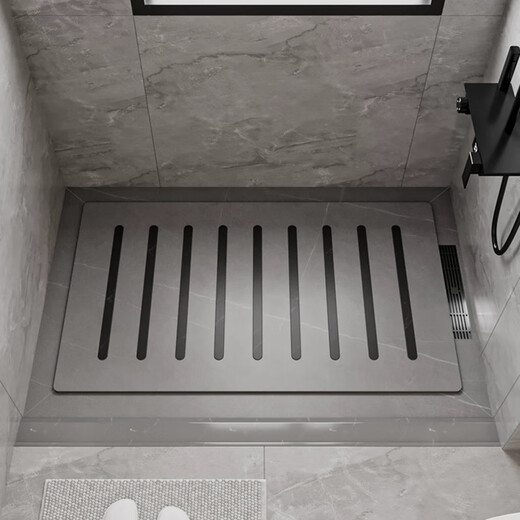 Fantasy Island sunken bathroom slate shower board bathroom foot non-slip stone floor tiles bathroom shower room floor pedal custom shower board 3-piece set including stone base square number 1.6
