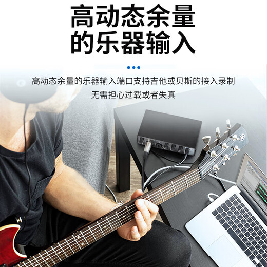 DepushengDepusheng UR22 mobile computer live broadcast sound card USB recording professional post-dubbing arranger and delivery anchor audio book guitar instrument external sound card UR22 professional sound card