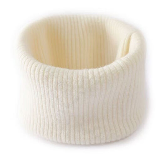 Hengyuanxiang cashmere neck cover autumn and winter thickened warm pullover wool neck scarf for men and women cold protection cervical spine fake collar scarf solid color black