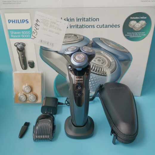 飞利浦（PHILIPS）原装荷兰飞利浦剃须刀S9733 S9731 8950 S6680干湿剃旋转式锂电 S5570 产地荷兰双层刀头 散装95新未使用