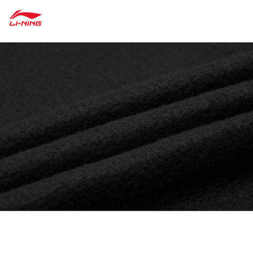 Li Ning Anti-Wu BADFIVE丨Straight-leg velvet warm men's 25 autumn and winter new loose and versatile sweatpants authentic