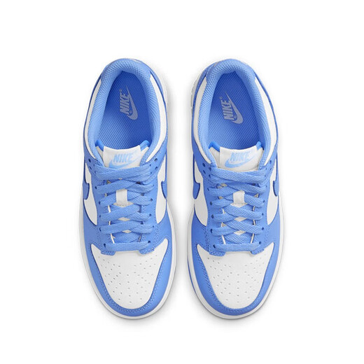Nike (NIKE) Dunk Low Blue and White, Anti-slip and Wear-resistant Retro Low Top Women's Casual Board Shoes CW1590-103 38.5