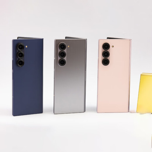 Samsung Galaxy Z Fold6 2024 new model, large screen, large folding, AI smart phone, 5G full network mobile phone, shallow pink, 12+512GB [Hong Kong version]