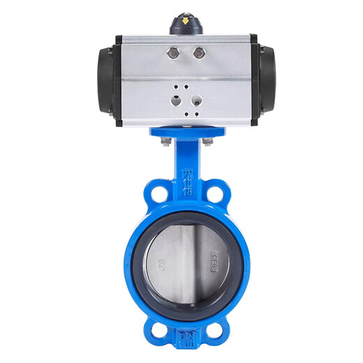 
Pneumatic butterfly valve D671X-16/P Neuter clamp type bulb ink 304 stainless steel quick cut valve water valve DN40-AT double-acting bulb ink plate