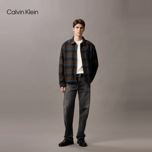 Calvin KleinJeans New Year's gift 25 autumn men's business casual gentleman ck smooth leather pin buckle belt