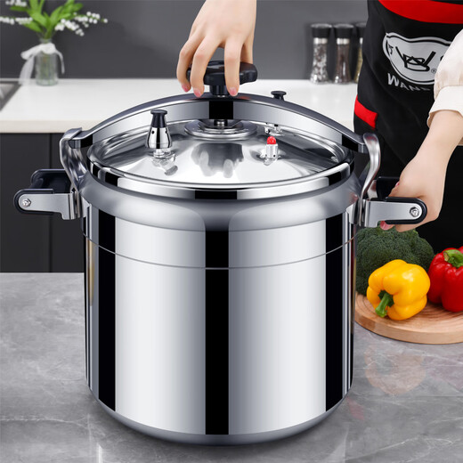 Wanbao pressure cooker large capacity commercial hotel pressure cooker steaming rice canteen porridge explosion-proof explosion-proof aluminum alloy gas model 22cm 5L