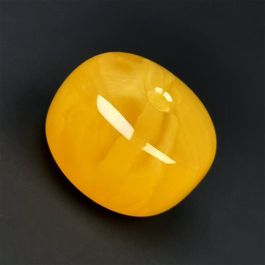 Amber School, one object, one picture, one certificate, beeswax bucket beads, loose beads, natural amber accessories, single beads, separated beads, raw ore accessories, 4.32 g, 21*13 mm