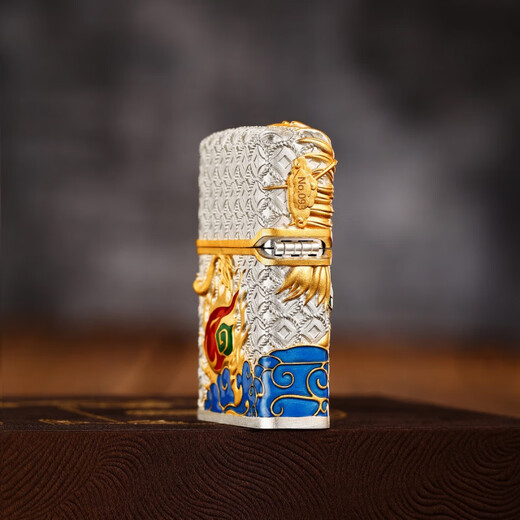 ZIPPO lighter luminescent enamel hot kirlin gift box kerosene windproof sense men's collection gifts One size luminescent enamel hot kirlin (DY9902TF)