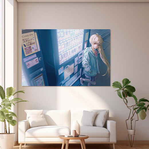 Karolan Lonely Rock Anime Poster zweidimensionaler Wandaufkleber Houtou yili Student Schlafsaal Dekorative Tapete Selbstklebende FY (PP) 1391 Breite 100 cm 60 cm