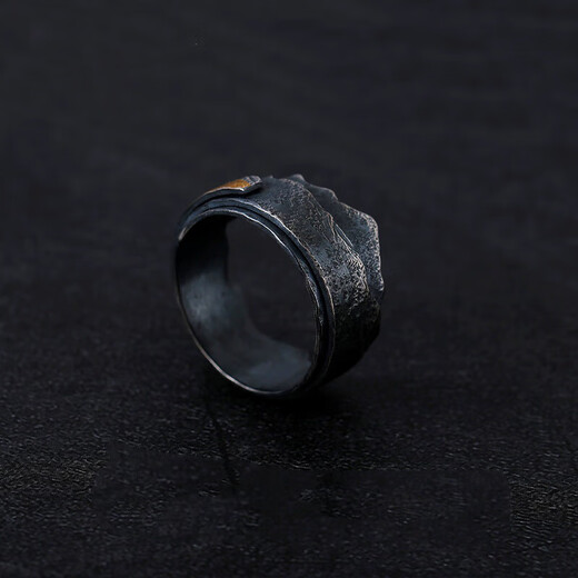 MOLC <Yuanshan> ring men's trendy retro personality open adjustable ring men's national style personality new trend Chinese style R0627 <Yuanshan> ring