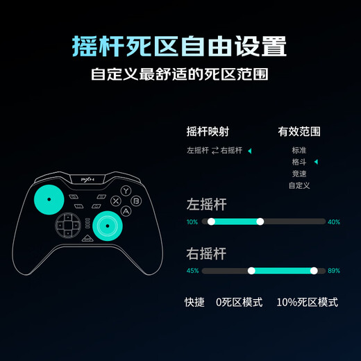 Laishida (PXN) Chengying White Wireless Game Controller PC Computer Steam Bluetooth Switch2pro Nintendo NS TV Mobile Phone Black Myth Wukong Two People Travel Pokémon ZA