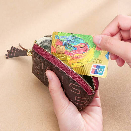 Portefeuille de pièces pour femmes courte portefeuille ultra-mince 2023 Nouveau mini-fermeture à glissière Coin Key Sac Carte de carte Couleur
