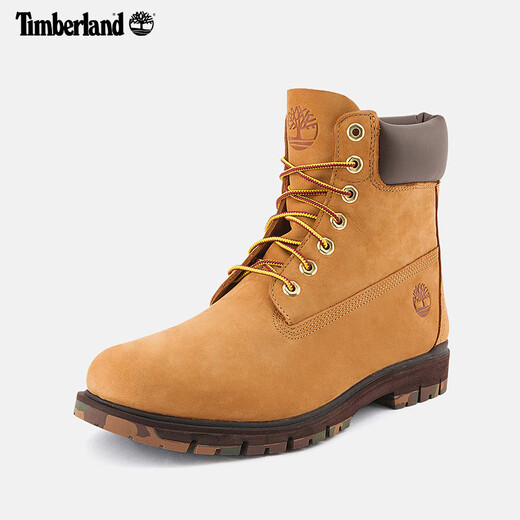 Chaussures masculines officielles de Timberland, grosses bottes jaunes, bottes hautes, cuir résistant à l'eau en plein air, grand A6fee A6Fee754 / Couleur de blé 41,5
