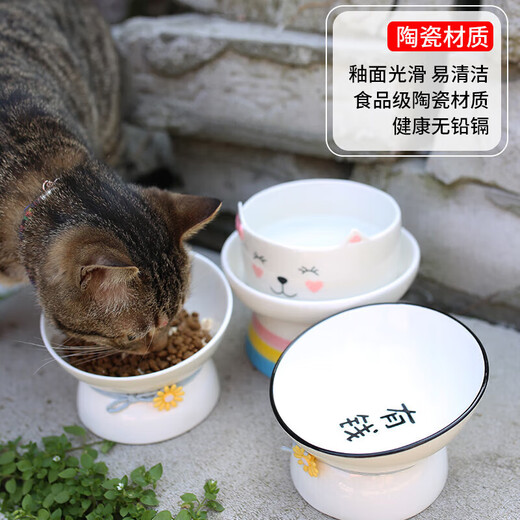 YouFan Meng Cat Bowl Ceramic Cer Bowl Bowl Food Food Food Bande