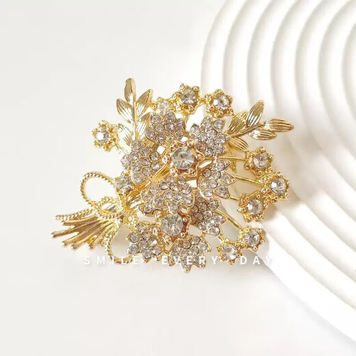 Core luxury money tree brooch for women autumn and winter high-end fashion corsage high-end light luxury suit sweater coat pin lover gift money tree brooch