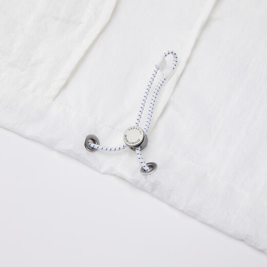 Bosideng (BOSIDENG) sun protection clothing men's summer outdoor fishing clothing contrasting color stripes windy wave grain breathable and cool jacket daylight white 8148 XL 185/104A