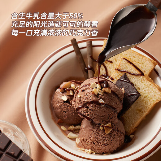 Baxi ice cream chocolate flavor 550g*1 barrel family size raw milk ice cream barrel