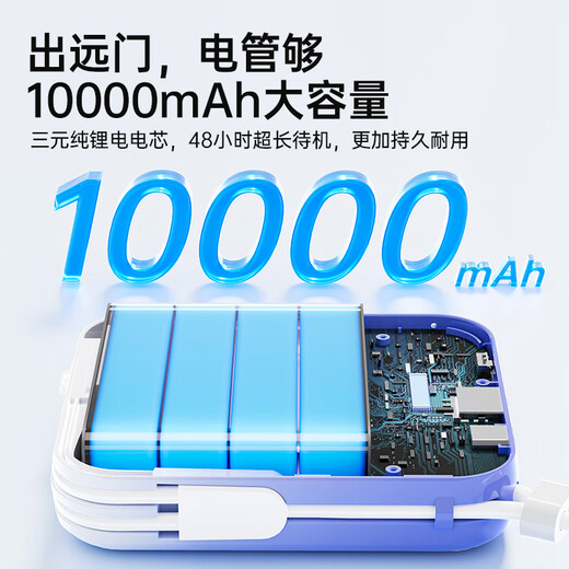 Xiaodingxun mobile portable wifi 5ghz unlimited traffic 2025 model charging wifi two-in-one wireless network portable wifi card-free convenient three-network communication 22.5W dual-line fast charging 1W mAh | ZTE microchip-Xunwu Purple Network speed up to 150M No speed limit or false standard Support 32 people sharing