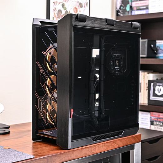 ASUS family bucket 14900KF host RTX5080/RTX5090D ROG Sun God family bucket Genesis God water-cooled game live broadcast 4K e-sports assembly computer host Prism 4th generation fan*4