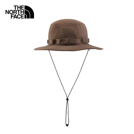 North Face North Knitted Hat Fisherman's Hat Sun Hat Men and Women UPF40 Universal Outdoor 24 Spring and Summer New 5FXF 1OI/Brown L/XL