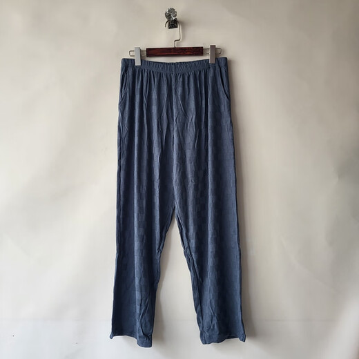 Les pyjamas masculins de Yidalai sont des jeunes à manches à manches à manches à manches à manches à manches à manches oxygène à double boutons Jacquard peuvent porter des vêtements à la maison à l'extérieur de 3802 [3291 Navy LAN] Coton mercerated xl Recommandé [poids 100-128 Jin [Jin équivaut à 0,5 kg]]