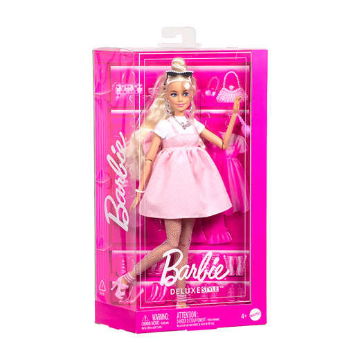 芭比（Barbie）女孩娃娃生日礼物娃娃芭比豪华时尚甜心系列之甜心魅姿 HYV27