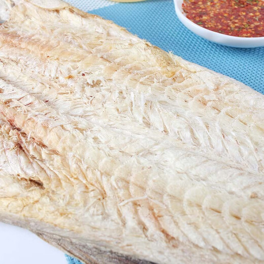 
Xinweiming Yanbian Mingtai dried seafood dried seafood plate hand-pulled dried cod Yanbian specialty dried sea fish [fish open 38 cm 71g*2 pieces]
