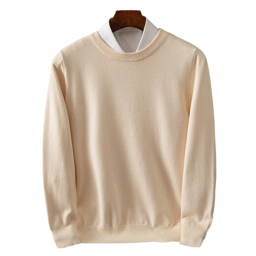 Pull pour hommes basique automne et hiver classique rond coule de base de base de bases de base.