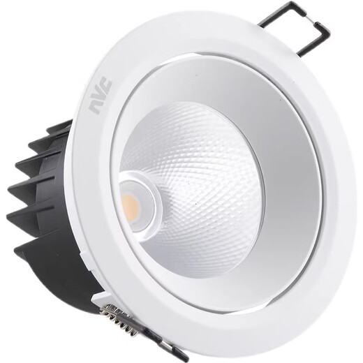 
Leshi Lighting Leshi LED spotlight COB recessed ceiling lamp high power 1502 1503 1504 1506 1507 spotlight Leshi 1504-12W opening 9.5cm yellow light 3000K