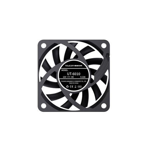 Zere Degrent 12CM Thin Fean 6CM 7CM 8CM 9CM Шасси тихий вентилятор Computer 6010/7015/8015/9015/12015 Ультра-тонкий охлаждающий вентилятор 6010 Black Light Blemish вентилятор [маленький 3PIN + большой D-версию с фиксированной скоростью D]]]