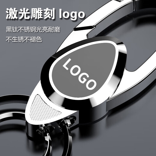 Wu ji geeignet für Autoschlüsselkettenaufkleber Kreative Business Metal Männchen und weibliches Auto Schlüsselbund Einfacher Schlüsselbund -Ringanhänger Nio et5es6es8et7ec679