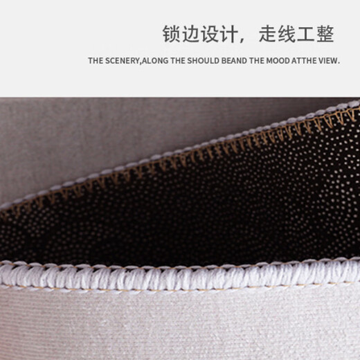 Fu Jian cream style carpet living room large size large area home sofa coffee table room office crawling non-slip floor mat living room carpet plain color 140*200CM