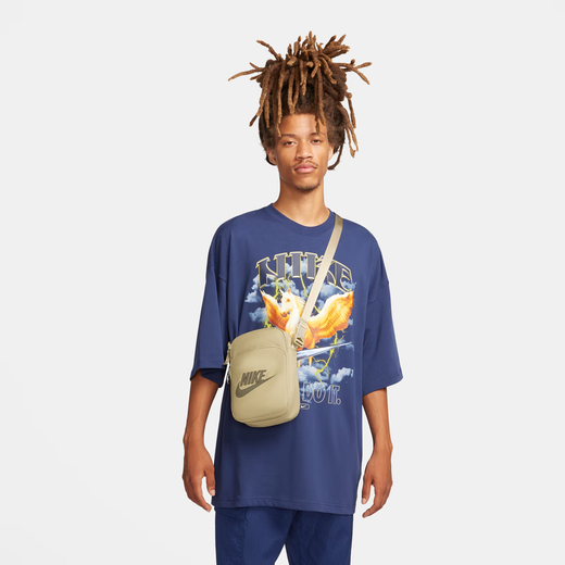 耐克（NIKE）斜挎包冬季新款收纳拉链口袋个性可调节肩带 838冰番石榴色/冰番石榴色/琥珀 均码